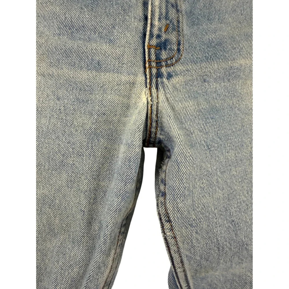 Vintage Levis 505 Orange Tab Regular Fit Straight Leg Jeans Light Wash 36x34